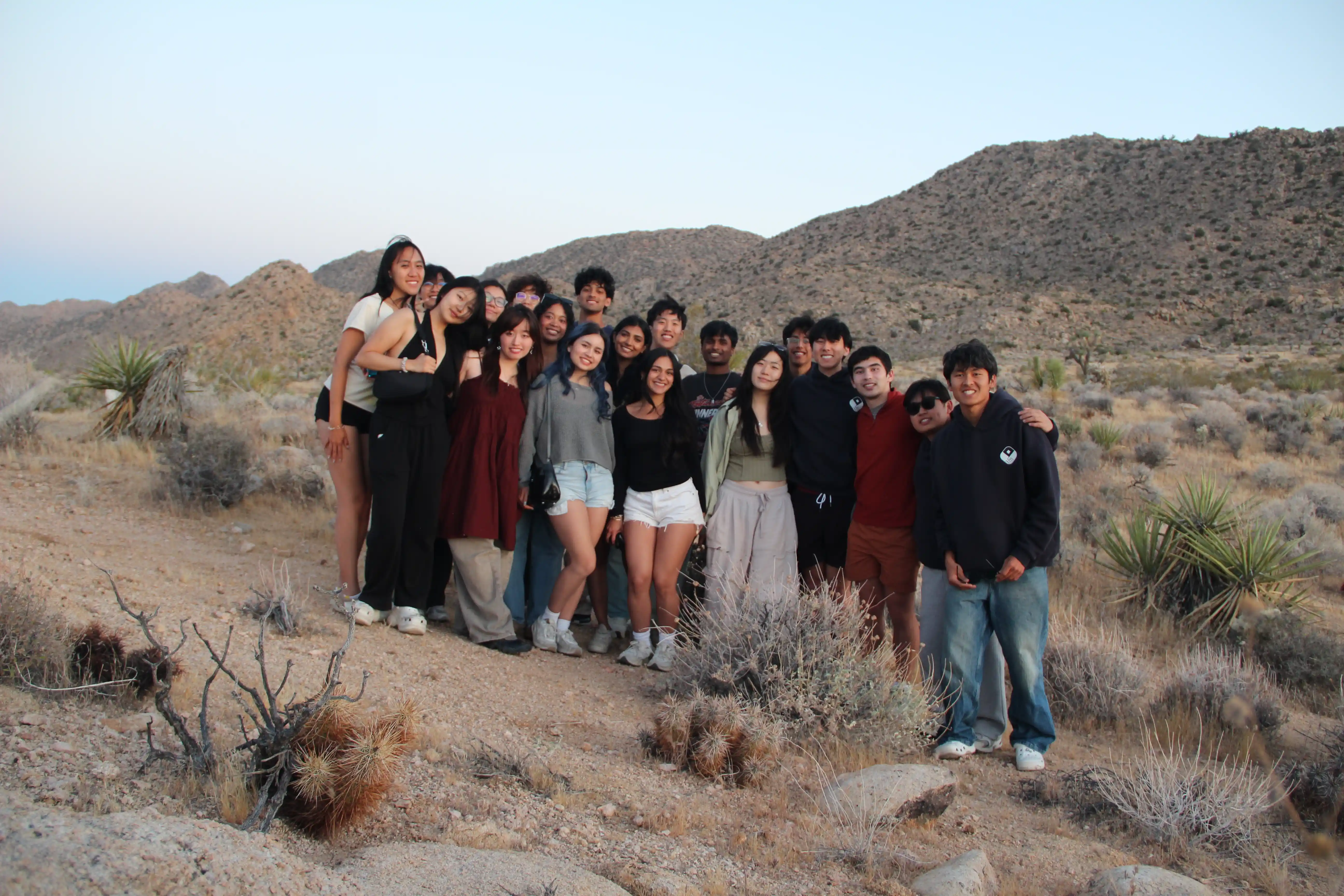 The Nova team together at Joshua Tree